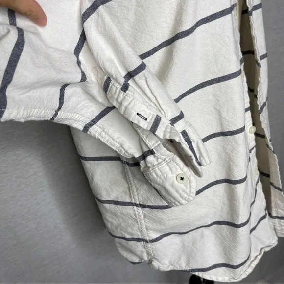 A25). Aeropostale NYC Men Button Down Shirt Long Sleeve - Picture 11 of 15